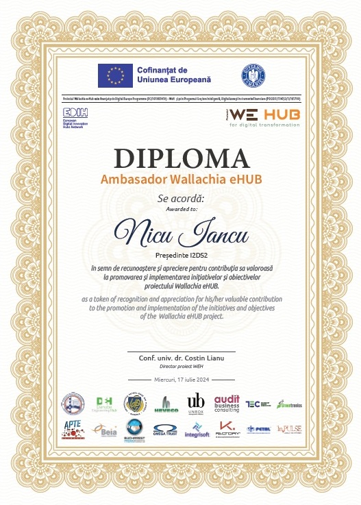 Diploma Nicu Iancu